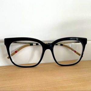 Burberry eye glasses with case with Rx